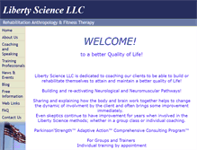 Tablet Screenshot of libertyscience.com